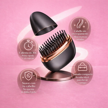 Peine alisador inalámbrico portátil
